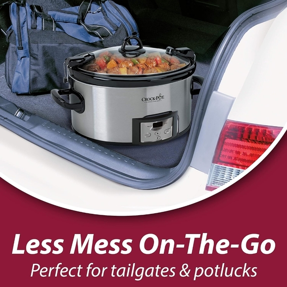 Crock-Pot 6 Quart Cook & Carry Programmable Slow Cooker with Digital Timer - Picture 15 of 17